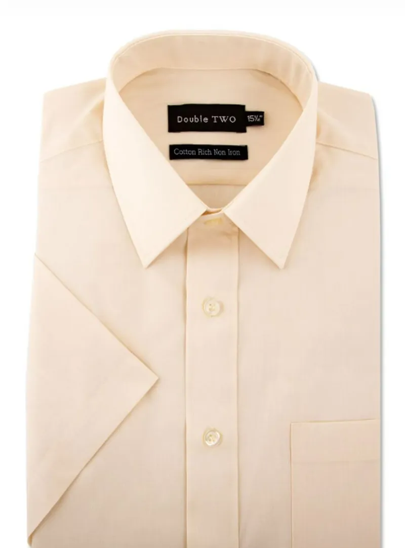  D2 Half Sleeve Shirt Cream SHS4500B